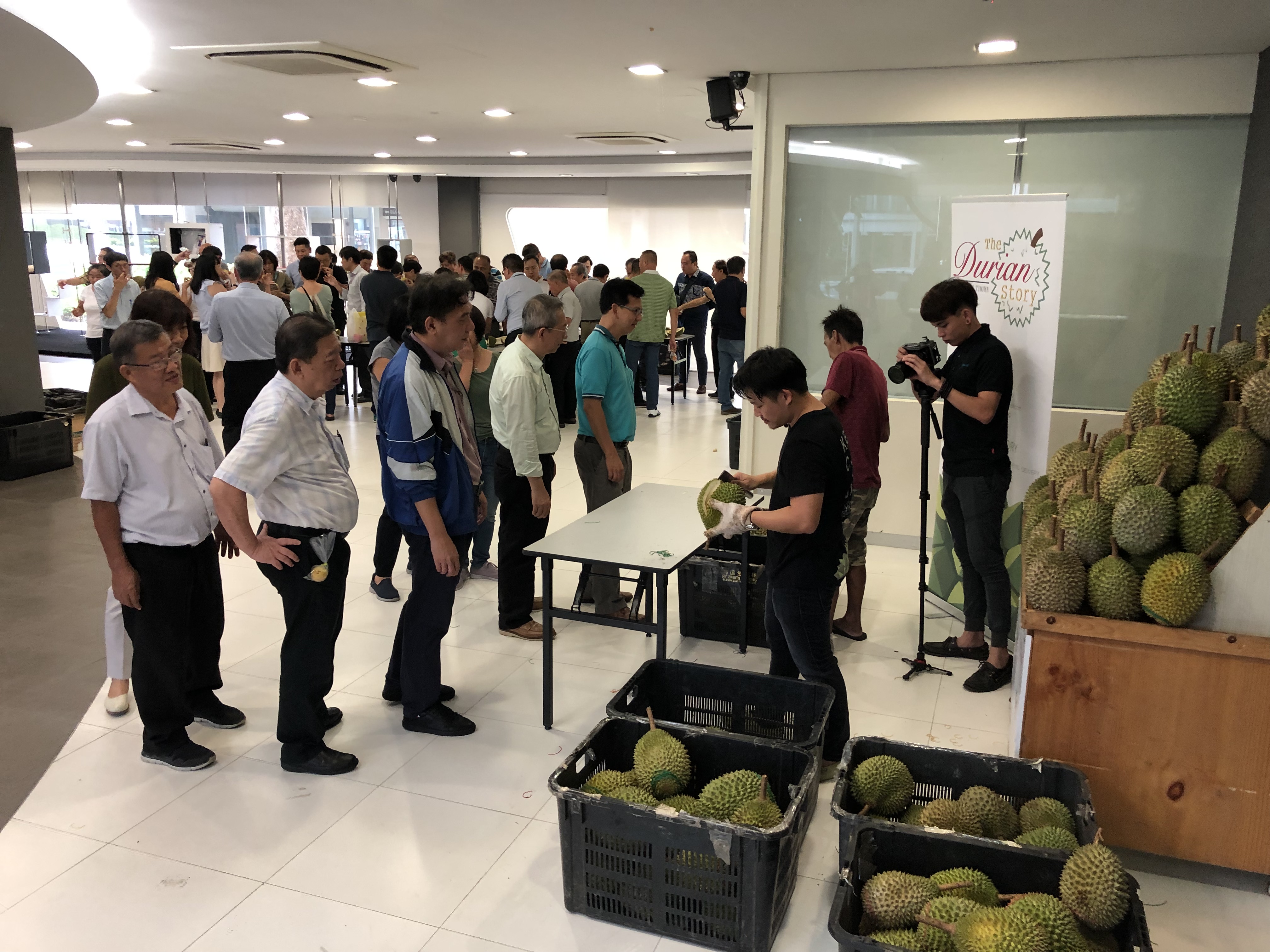 Corporate Durian Party at School of Engineering 
